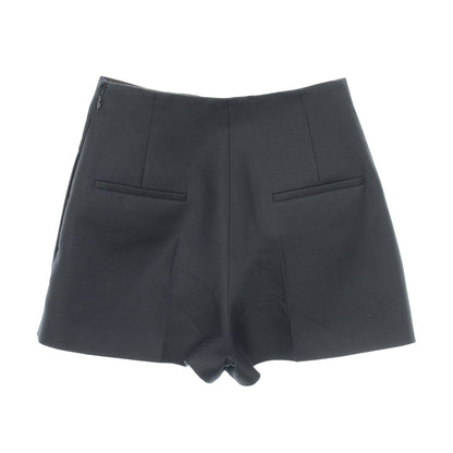 イカリボタン ショート パンツ ウール シルク ネイビー クリスチャンディオール