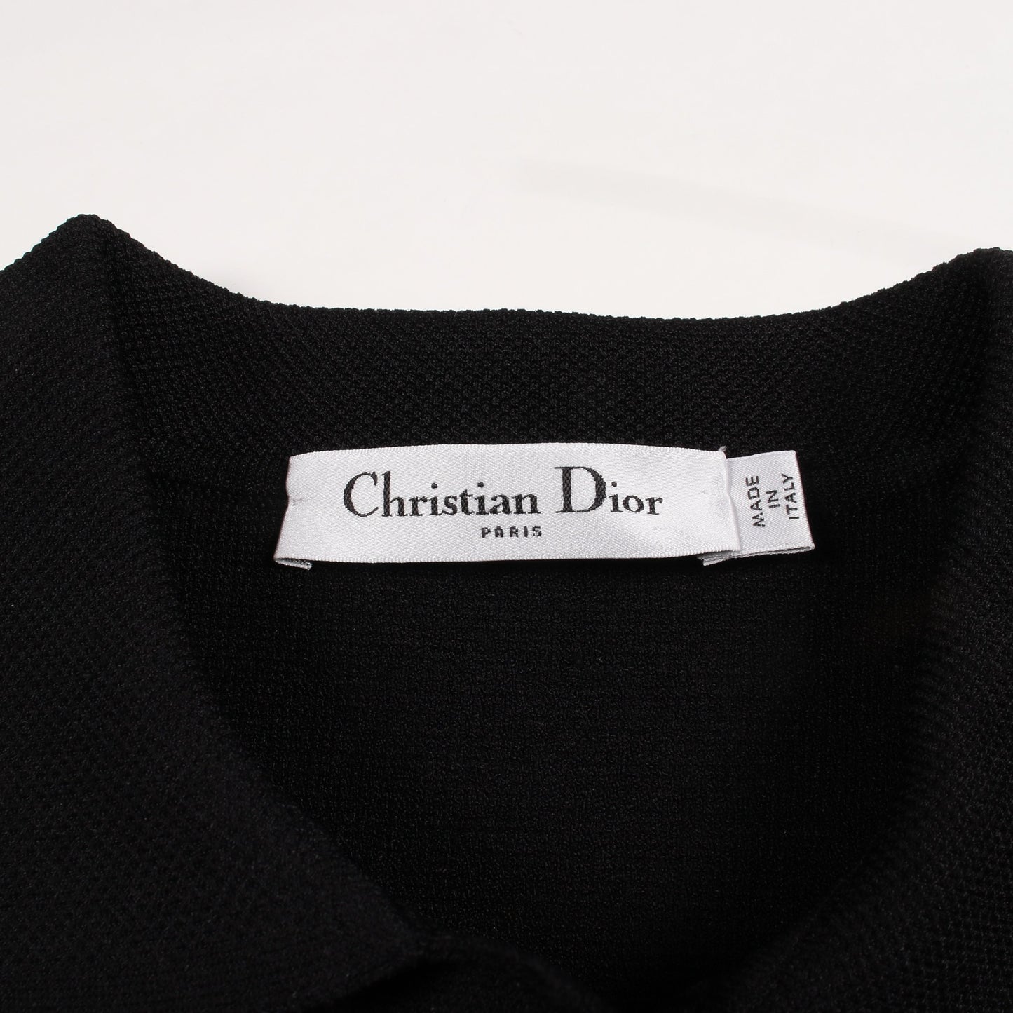 ニット ジャケット レーヨン ブラック クリスチャンディオール アウター Christian Dior