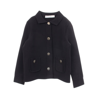 ニット ジャケット レーヨン ブラック クリスチャンディオール アウター Christian Dior