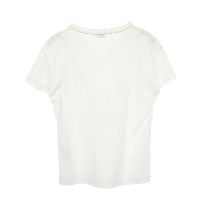 Vネック 半袖Tシャツ コットン ホワイト ブルネロクチネリ