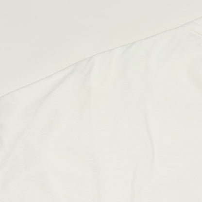 ビーズ刺繍 長袖Tシャツ コットン ホワイト ブルネロクチネリ