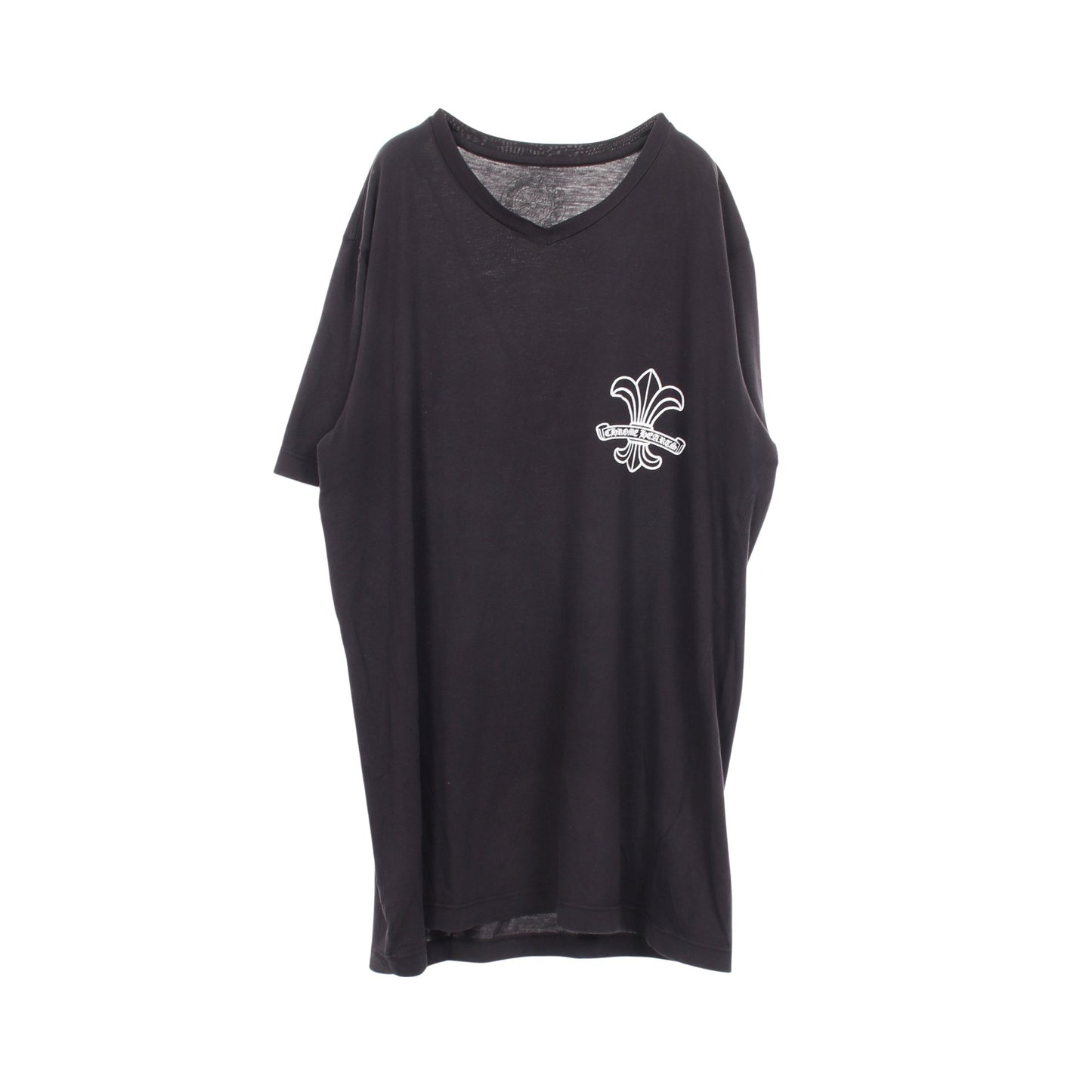 BSフレア Vネック 半袖Tシャツ コットン ブラック クロムハーツ