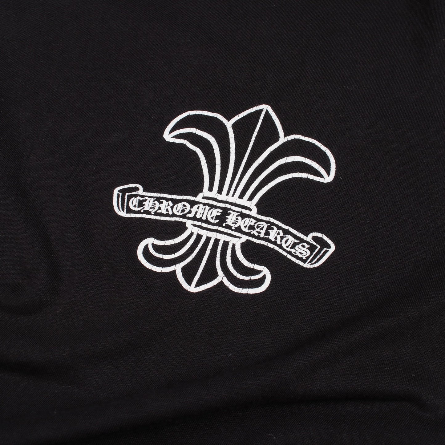 BSフレア Vネック 半袖Tシャツ コットン ブラック クロムハーツ