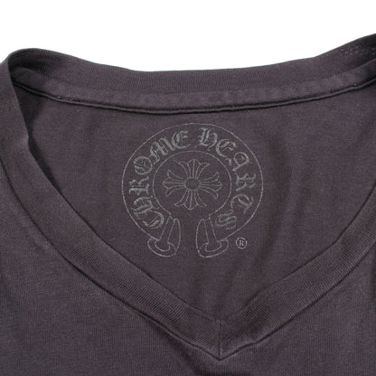 BSフレア Vネック 半袖Tシャツ コットン ブラック クロムハーツ