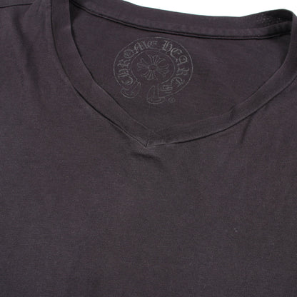 BSフレア Vネック 半袖Tシャツ コットン ブラック クロムハーツ
