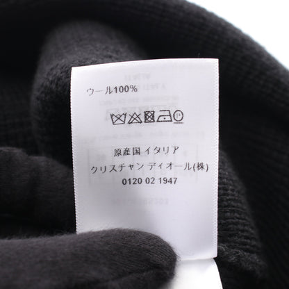 ニット ジャケット ウール ブラック クリスチャンディオール