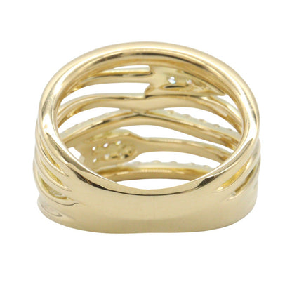 ダイヤモンド リング リング 指輪 K18YG ダイヤモンド イエローゴールド クリア ノーブランドジュエリー アクセサリー NO BRAND JEWELRY