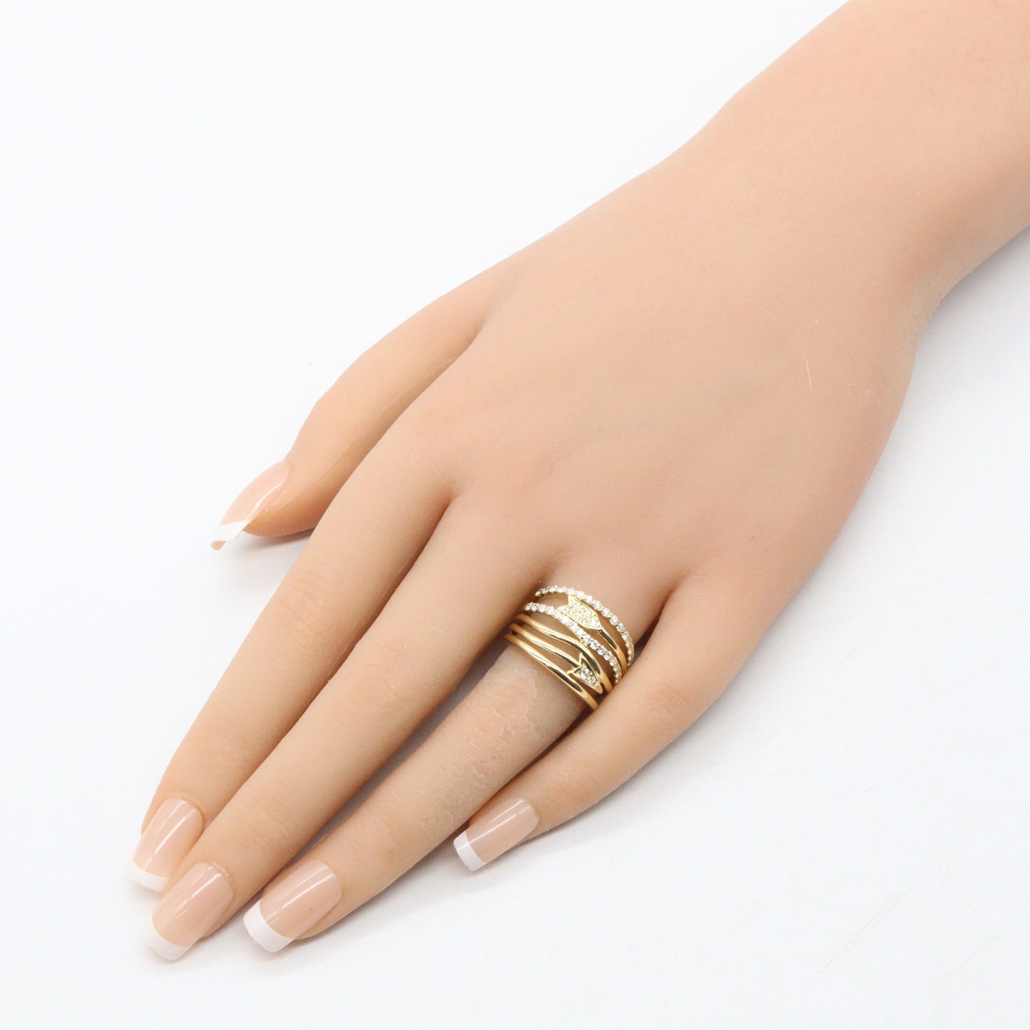 ダイヤモンド リング リング 指輪 K18YG ダイヤモンド イエローゴールド クリア ノーブランドジュエリー アクセサリー NO BRAND JEWELRY