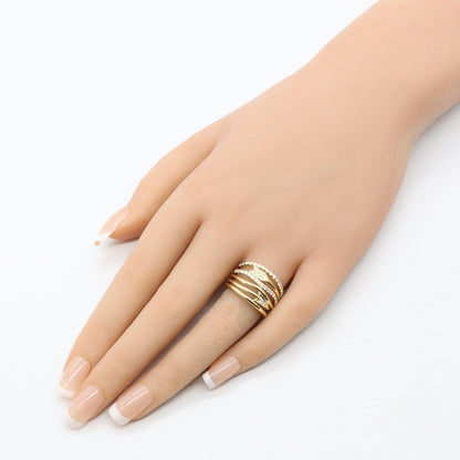ダイヤモンド リング リング 指輪 K18YG ダイヤモンド イエローゴールド クリア ノーブランドジュエリー アクセサリー NO BRAND JEWELRY