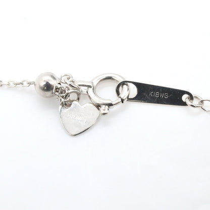 ダイヤモンド ネックレス ネックレス K18WG ダイヤモンド ホワイトゴールド クリア ノーブランドジュエリー アクセサリー NO BRAND JEWELRY