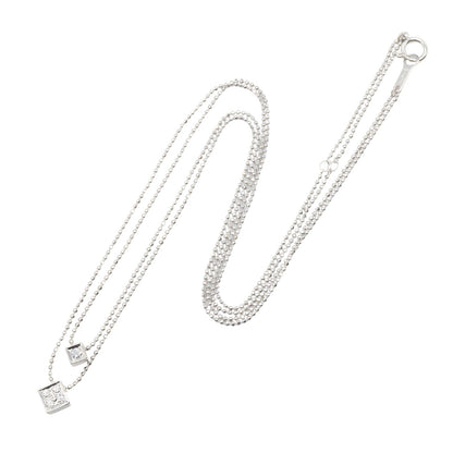 ダイヤモンド ネックレス ネックレス K18WG ダイヤモンド ホワイトゴールド クリア タサキ アクセサリー TASAKI