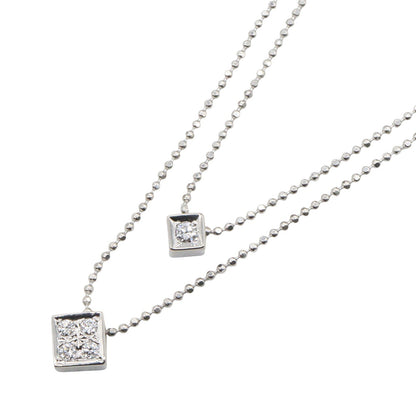 ダイヤモンド ネックレス ネックレス K18WG ダイヤモンド ホワイトゴールド クリア タサキ アクセサリー TASAKI