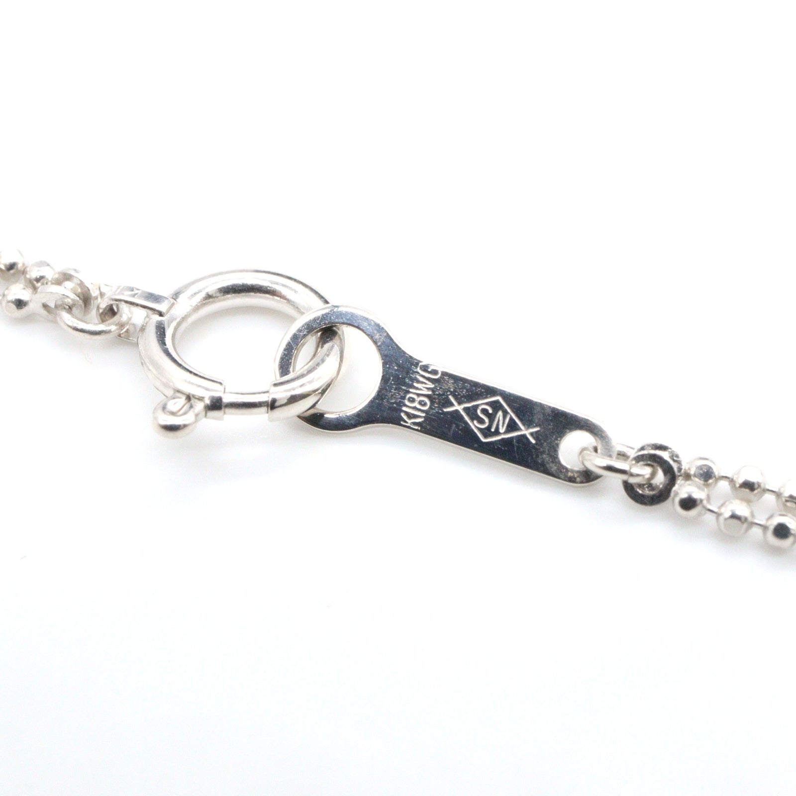 ダイヤモンド ネックレス ネックレス K18WG ダイヤモンド ホワイトゴールド クリア タサキ アクセサリー TASAKI