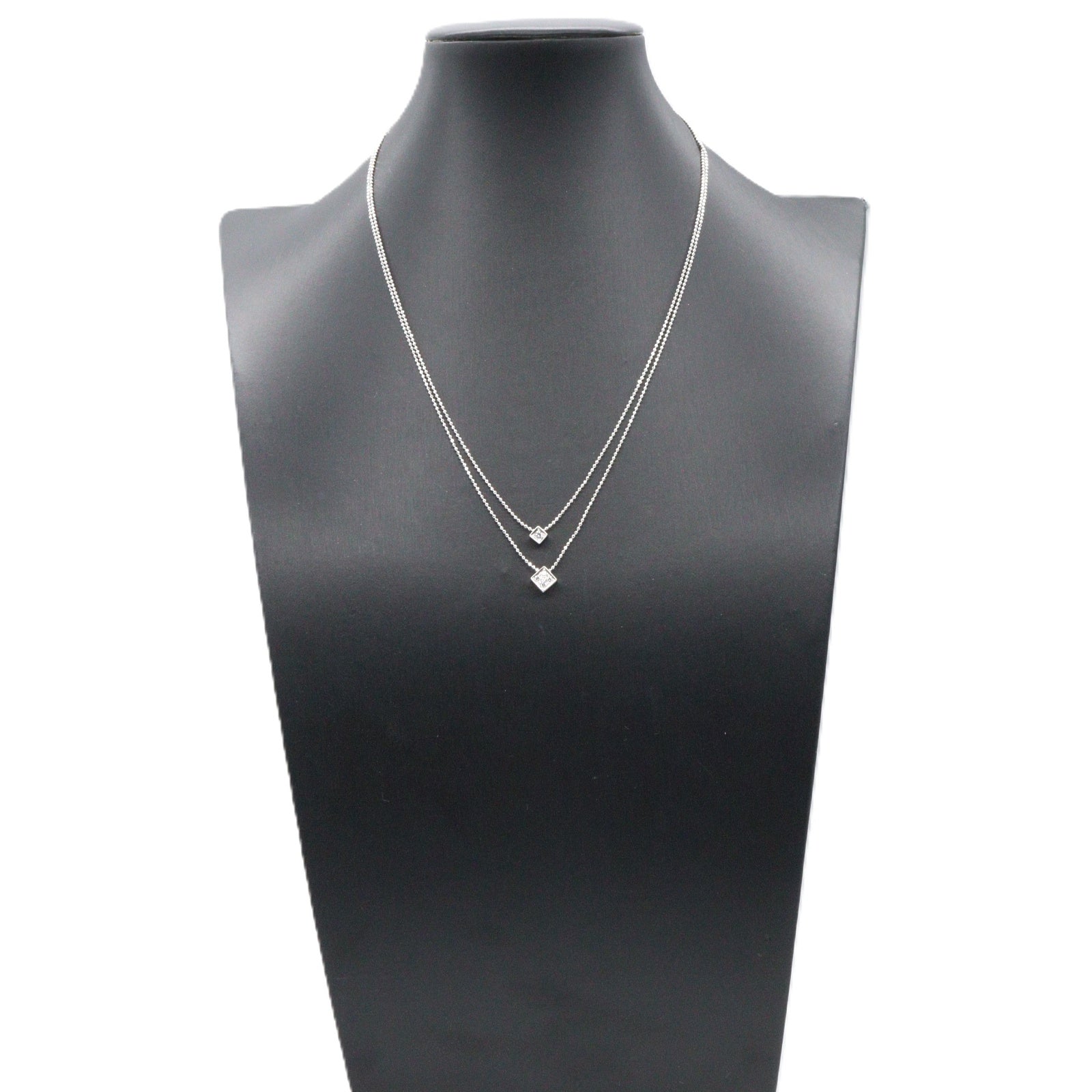 ダイヤモンド ネックレス ネックレス K18WG ダイヤモンド ホワイトゴールド クリア タサキ アクセサリー TASAKI
