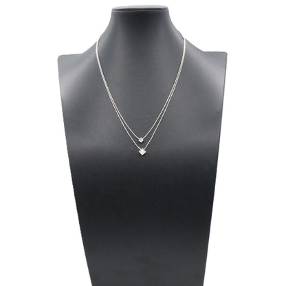 ダイヤモンド ネックレス ネックレス K18WG ダイヤモンド ホワイトゴールド クリア タサキ アクセサリー TASAKI