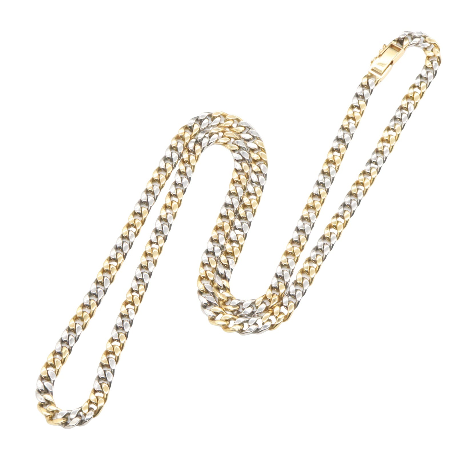 2メンSキヘイ ネックレス ネックレス K18YG PT850 イエローゴールド プラチナ ノーブランドジュエリー アクセサリー NO BRAND JEWELRY