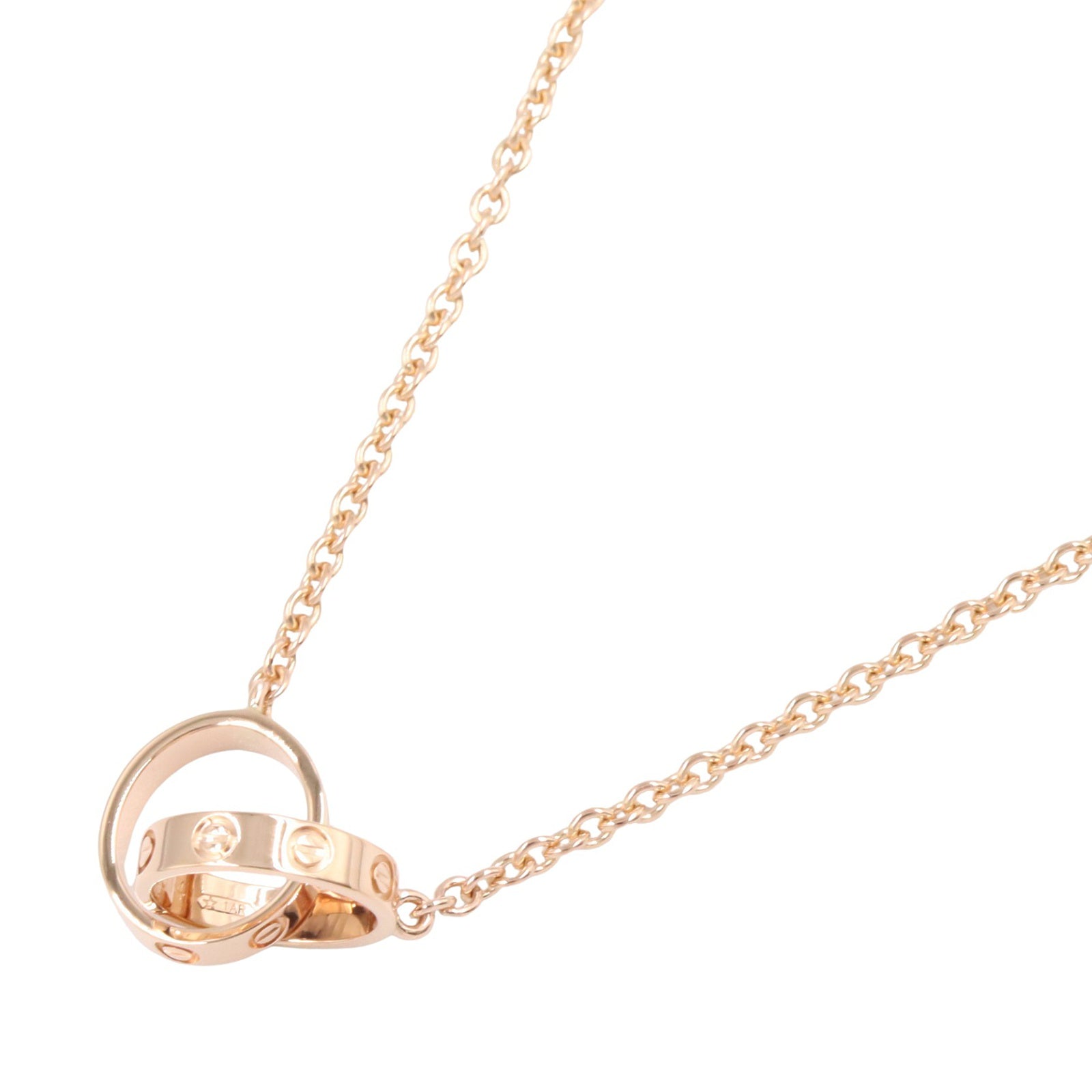 ベビーラブネックレス ネックレス K18PG ピンクゴールド カルティエ アクセサリー Cartier