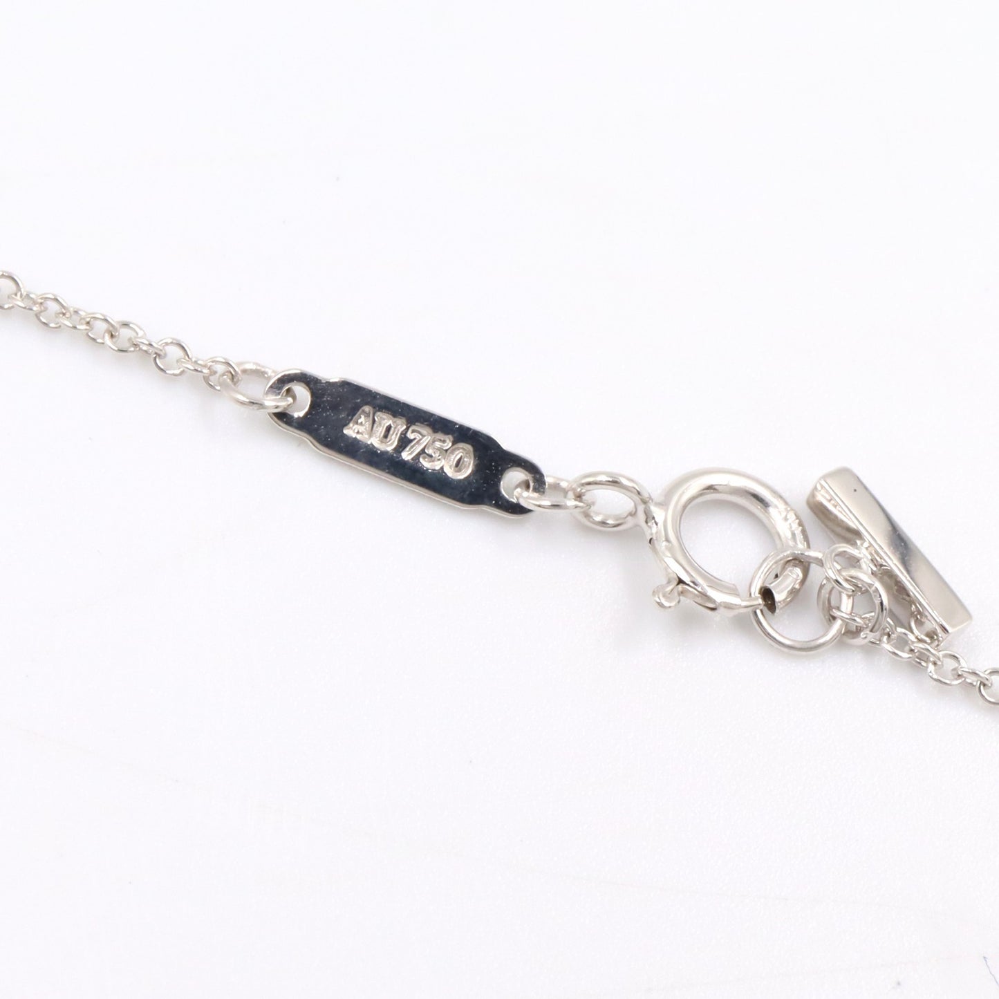 Tスマイル スモール ネックレス ネックレス K18WG ホワイトゴールド ティファニー アクセサリー TIFFANY & Co.