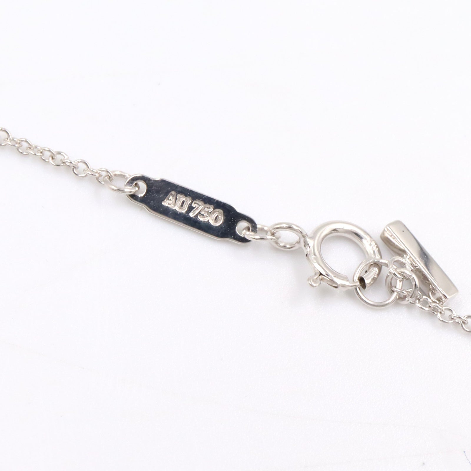 Tスマイル スモール ネックレス ネックレス K18WG ホワイトゴールド ティファニー アクセサリー TIFFANY & Co.