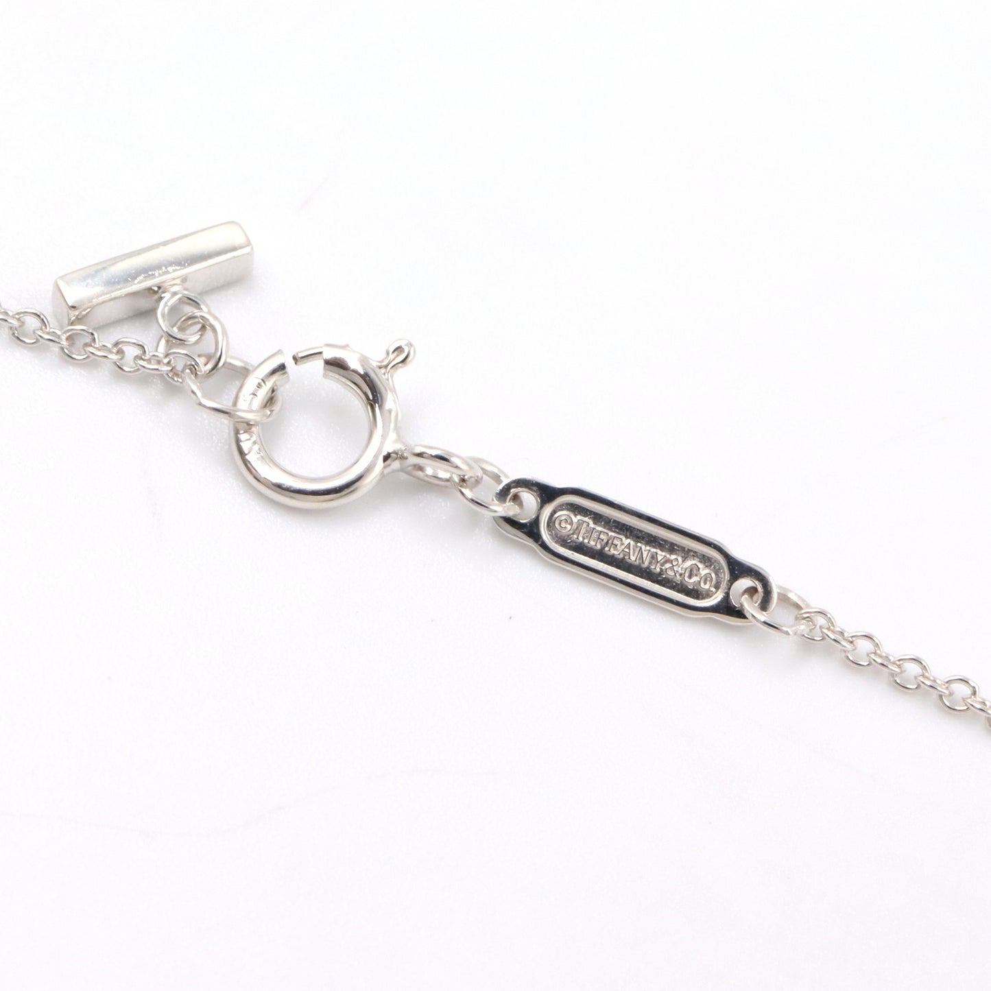 Tスマイル スモール ネックレス ネックレス K18WG ホワイトゴールド ティファニー アクセサリー TIFFANY & Co.