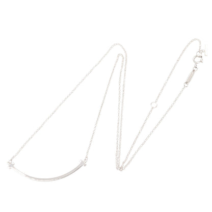 Tスマイル スモール ネックレス ネックレス K18WG ホワイトゴールド ティファニー アクセサリー TIFFANY & Co.