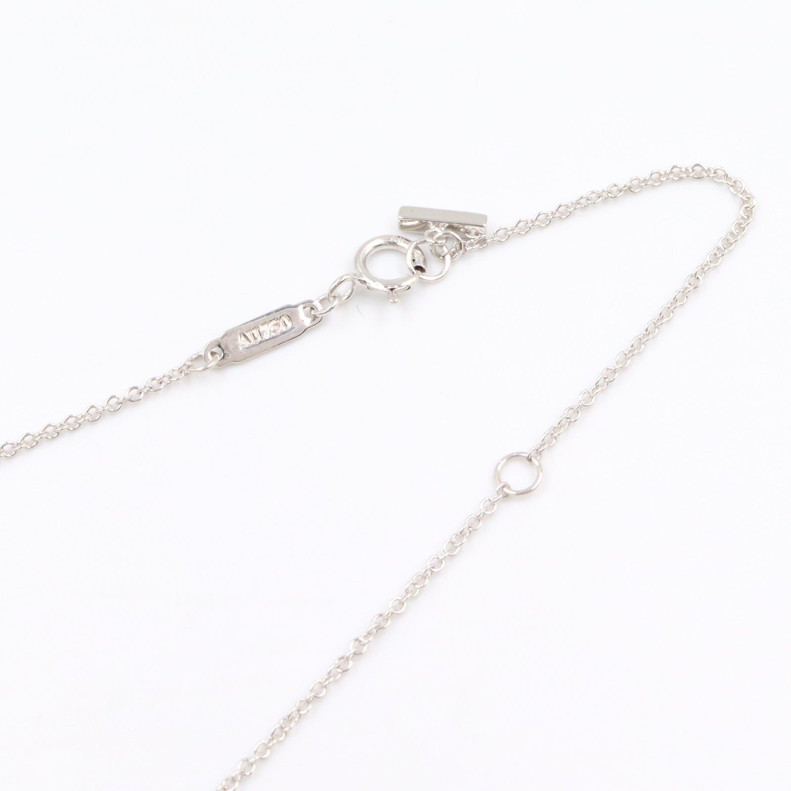 Tスマイル スモール ネックレス ネックレス K18WG ホワイトゴールド ティファニー アクセサリー TIFFANY & Co.
