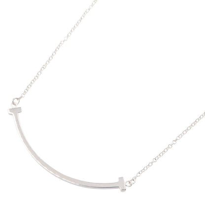 Tスマイル スモール ネックレス ネックレス K18WG ホワイトゴールド ティファニー アクセサリー TIFFANY & Co.