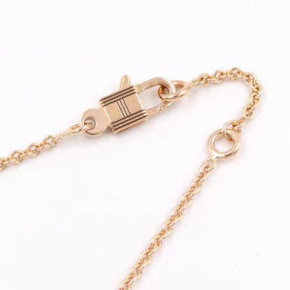 アミュレット カデナ ダイヤ ネックレス ネックレス K18PG ダイヤモンド ピンクゴールド クリア エルメス アクセサリー HERMES
