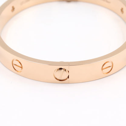 ラブブレス 4PD ブレスレット K18PG ダイヤモンド ピンクゴールド クリア カルティエ アクセサリー Cartier