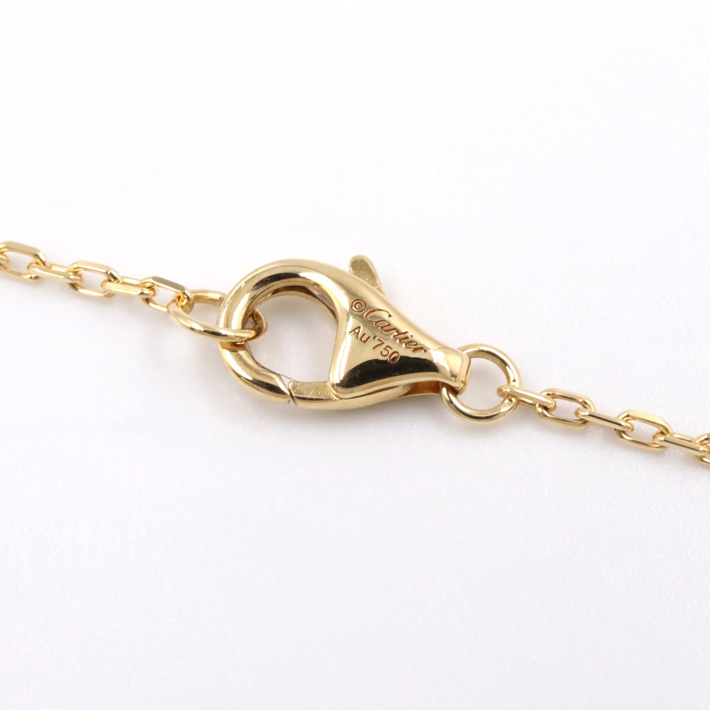 ジュストアンクル ネックレス ダイヤ ネックレス K18YG ダイヤモンド イエローゴールド クリア カルティエ アクセサリー Cartier