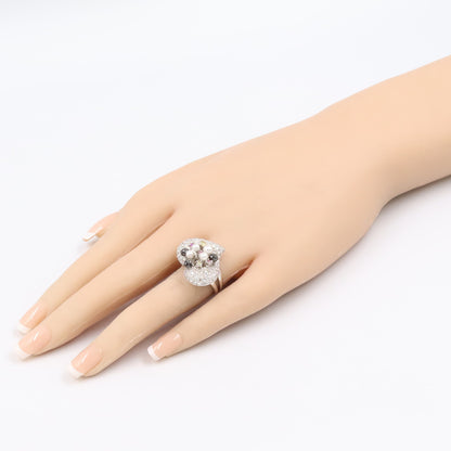 ダイヤリング リング 指輪 K18WG ダイヤモンド ホワイトゴールド クリア ノーブランドジュエリー アクセサリー NO BRAND JEWELRY
