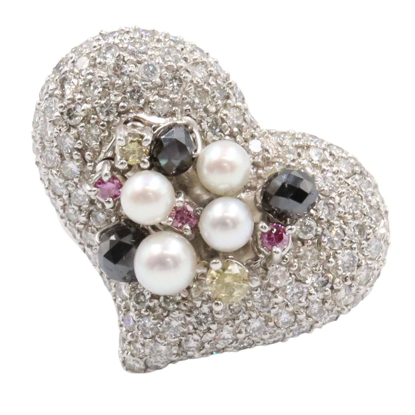 ダイヤリング リング 指輪 K18WG ダイヤモンド ホワイトゴールド クリア ノーブランドジュエリー アクセサリー NO BRAND JEWELRY