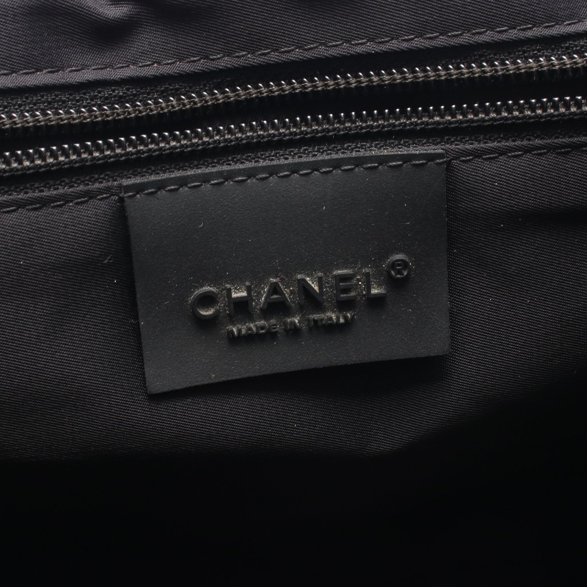スポーツライン メッセンジャーバッグ ショルダーバッグ フェルト ナイロン レザー ブラック シルバー金具 シャネル バッグ CHANEL