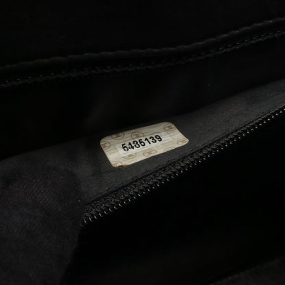 ループハンドル ハンドバッグ レザー ブラック ゴールド金具 シャネル バッグ CHANEL