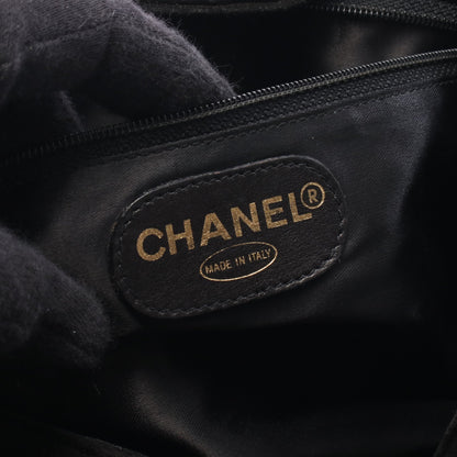 ココマーク バックパック リュックサック スエード レザー ブラック ゴールド金具 シャネル バッグ CHANEL