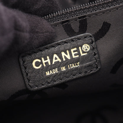 ココマーク ハンドバッグ トートバッグ レザー ブラック ゴールド金具 シャネル バッグ CHANEL
