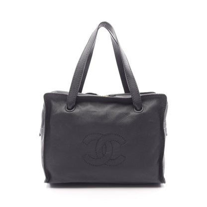 ココマーク ハンドバッグ トートバッグ レザー ブラック ゴールド金具 シャネル バッグ CHANEL