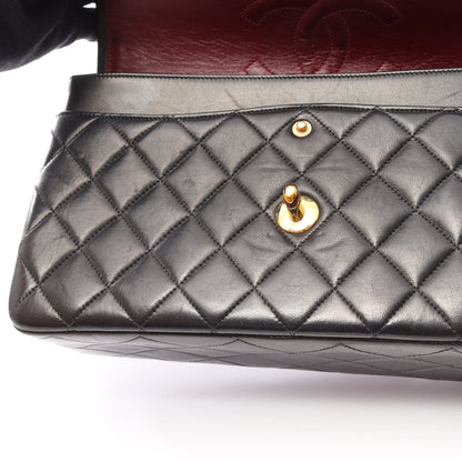 マトラッセ パリ限定 コンビ金具 チェーンショルダーバッグ ラムスキン ブラック シャネル バッグ CHANEL