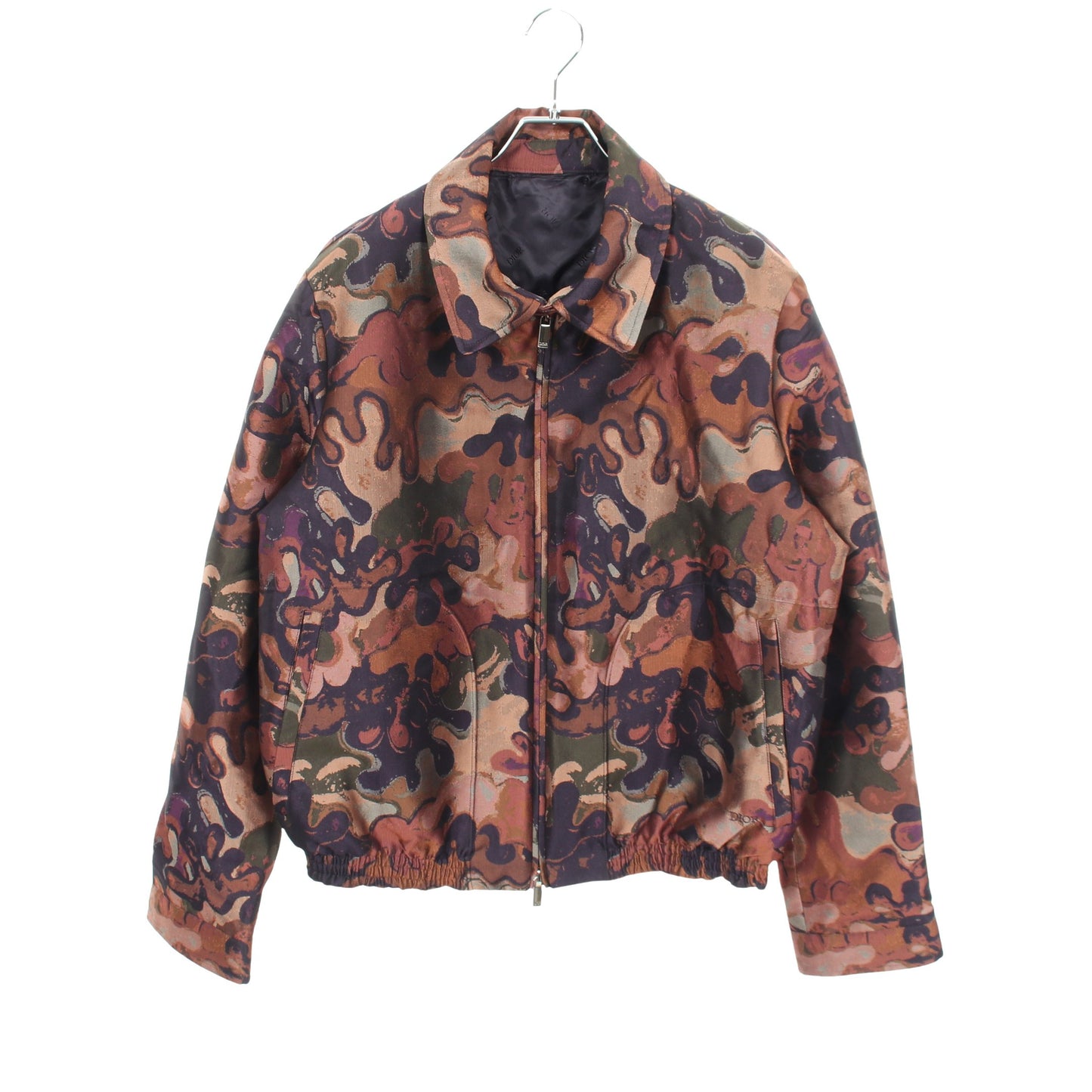 DIOR × PETER DOIG カモフラージュ ブルゾン ブラウン マルチカラー ディオール