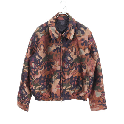 DIOR × PETER DOIG カモフラージュ ブルゾン ブラウン マルチカラー ディオール