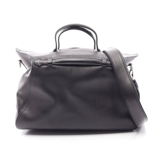オクサー 2WAY ハンドバッグ エヴァーグレイン ブラック シルバー金具 □R刻印 エルメス バッグ HERMES