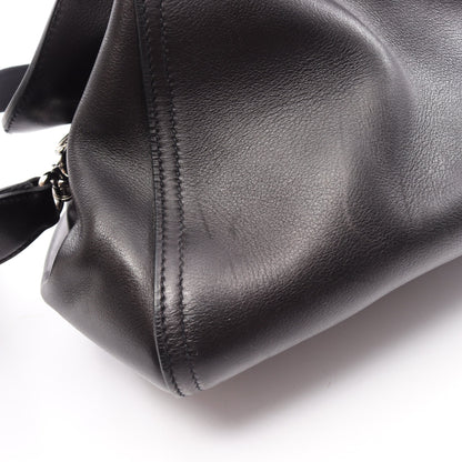 オクサー 2WAY ハンドバッグ エヴァーグレイン ブラック シルバー金具 □R刻印 エルメス