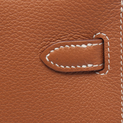 ケリートゥーゴー ゴールド ショルダーウォレット エバーカラー ブラウン シルバー金具 K刻印 エルメス バッグ HERMES