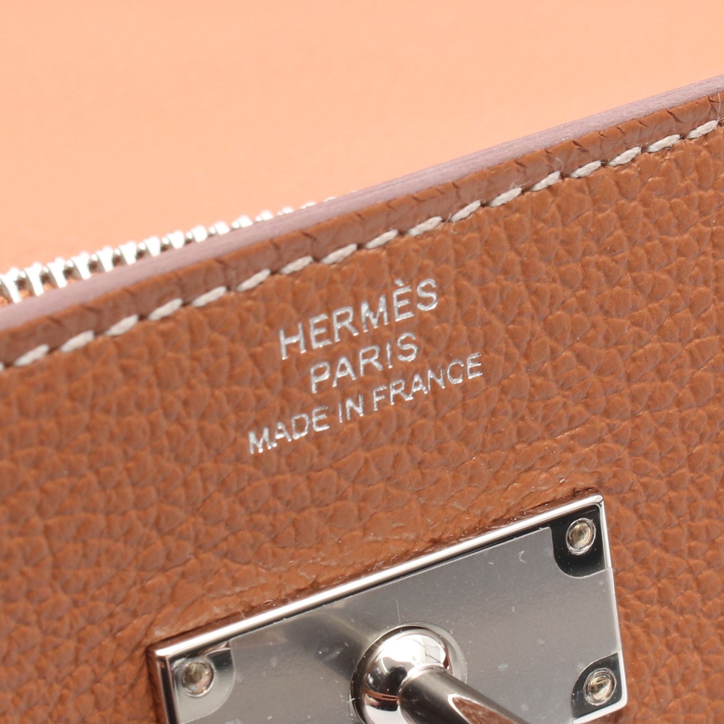 ケリートゥーゴー ゴールド ショルダーウォレット エバーカラー ブラウン シルバー金具 K刻印 エルメス バッグ HERMES