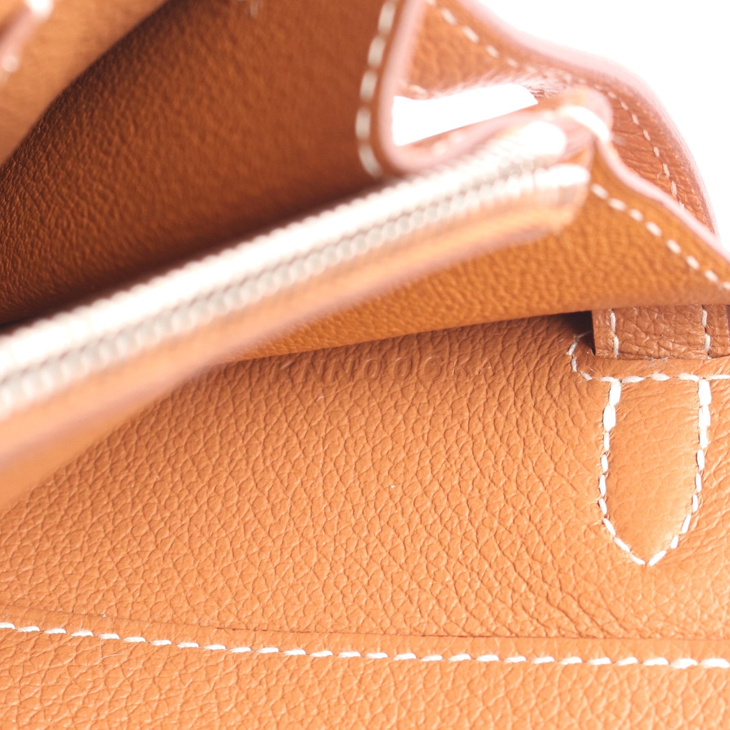 ケリートゥーゴー ゴールド ショルダーウォレット エバーカラー ブラウン シルバー金具 K刻印 エルメス バッグ HERMES