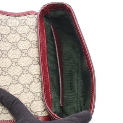 オフィディア スモール トップハンドルバッグ 2WAY ハンドバッグ PVC レザー ベージュ ブラウン ボルドー グッチ バッグ GUCCI