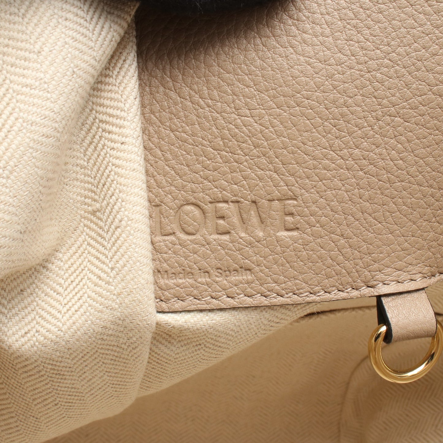 HAMMOCK SMALL ハンモック スモール ハンドバッグ レザー グレーベージュ ロエベ バッグ LOEWE