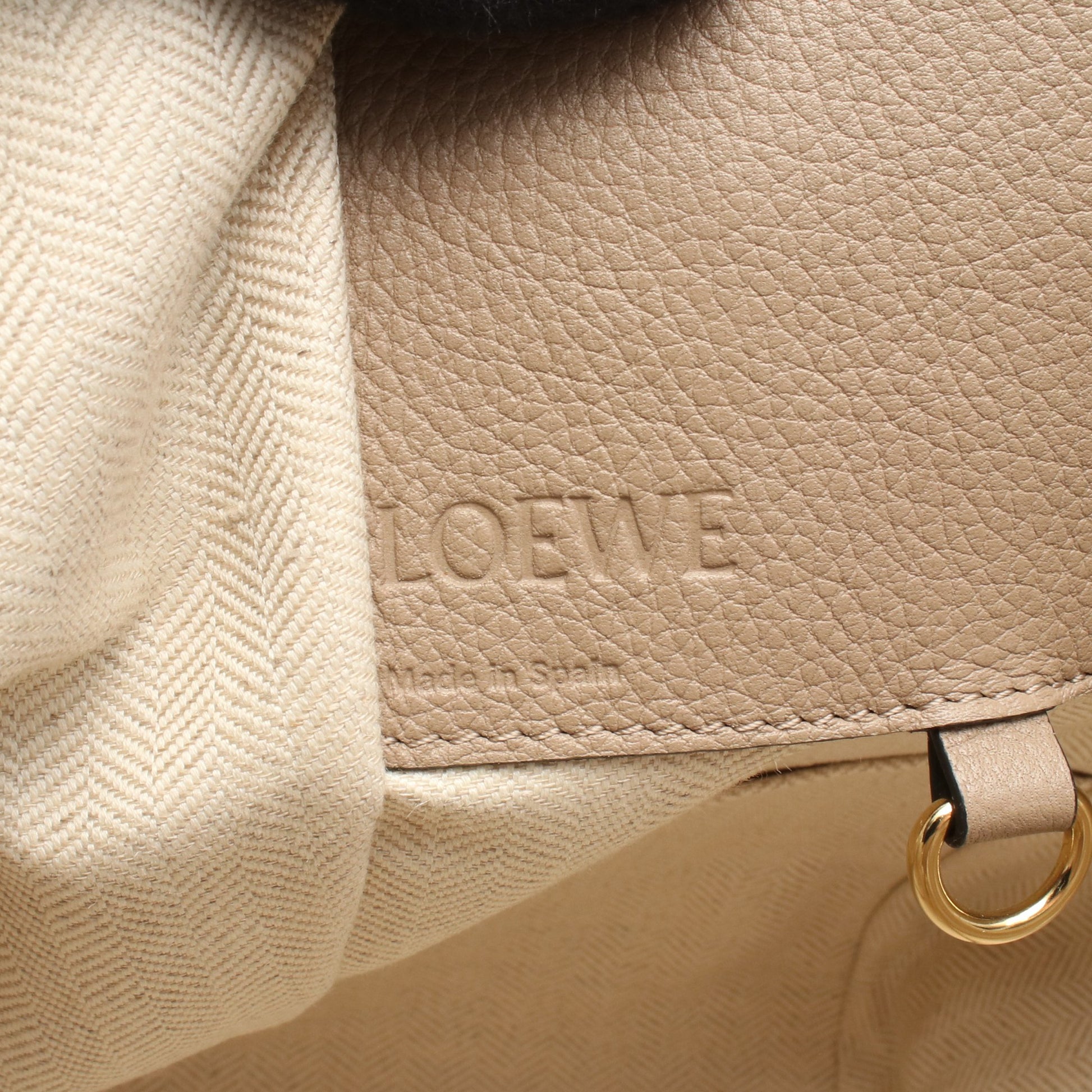 HAMMOCK SMALL ハンモック スモール ハンドバッグ レザー グレーベージュ ロエベ バッグ LOEWE