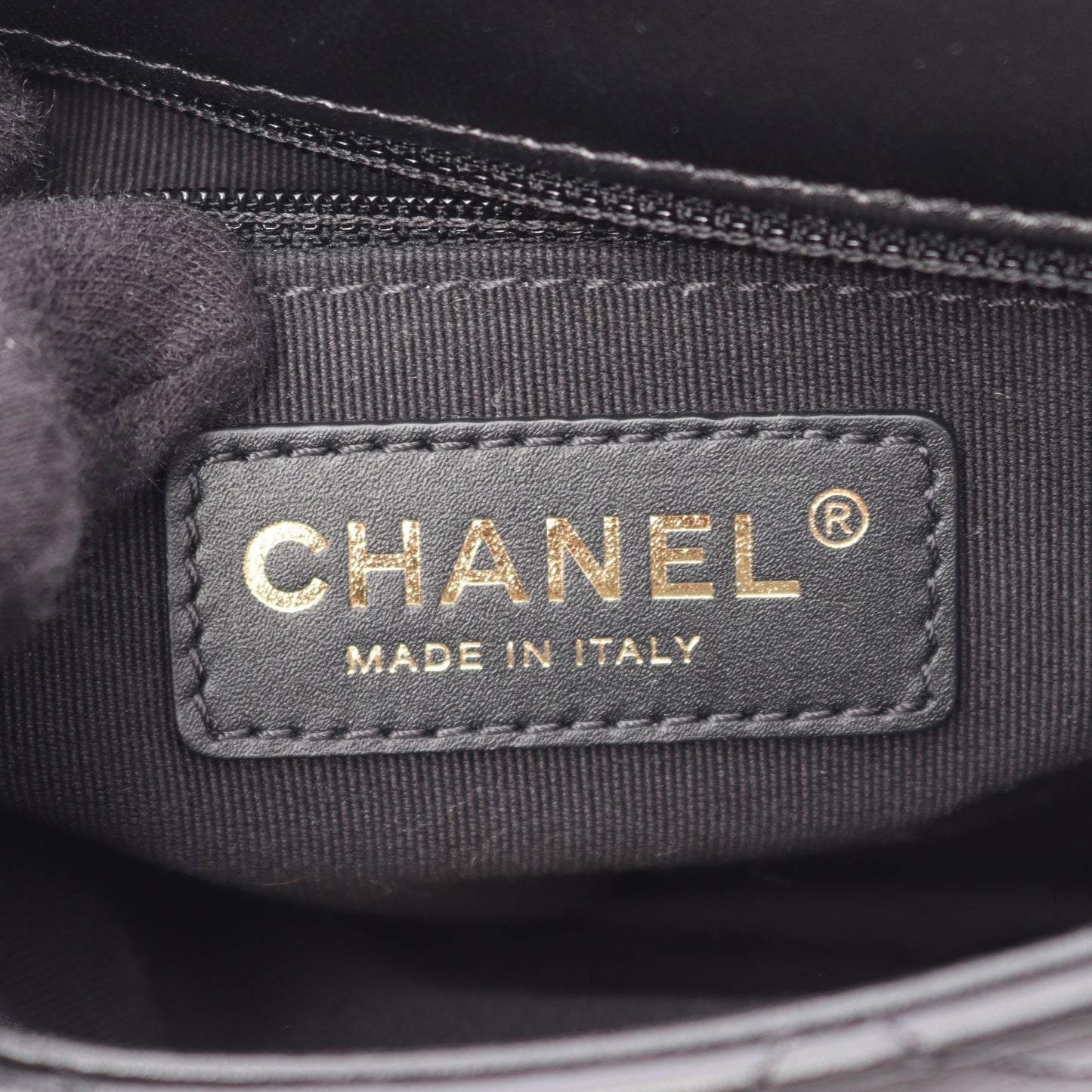 マトラッセ スモールフラップ チェーンショルダーバッグ ラムスキン ブラック ゴールド金具 シャネル バッグ CHANEL