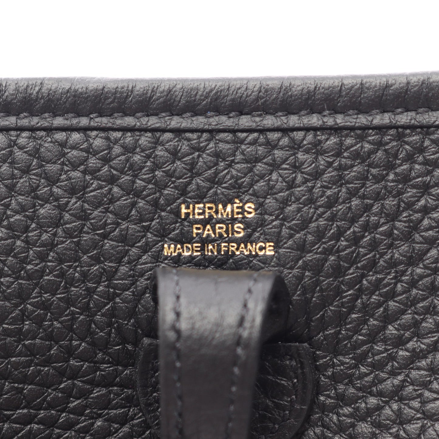 エヴリンTPM アマゾン ショルダーバッグ トリヨンクレマンス ブラック ゴールド金具 G刻印 エルメス バッグ HERMES